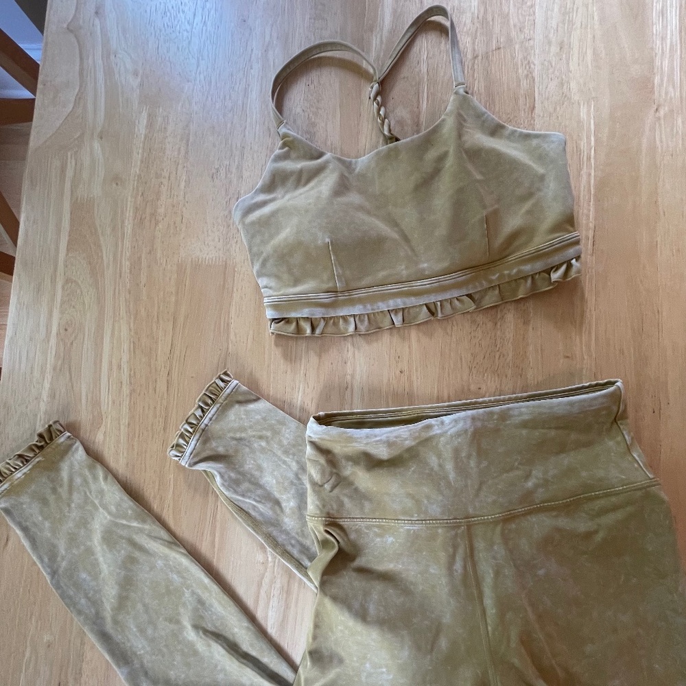 Target JoyLab Mustard Yellow/Gold Matching Exercise Set